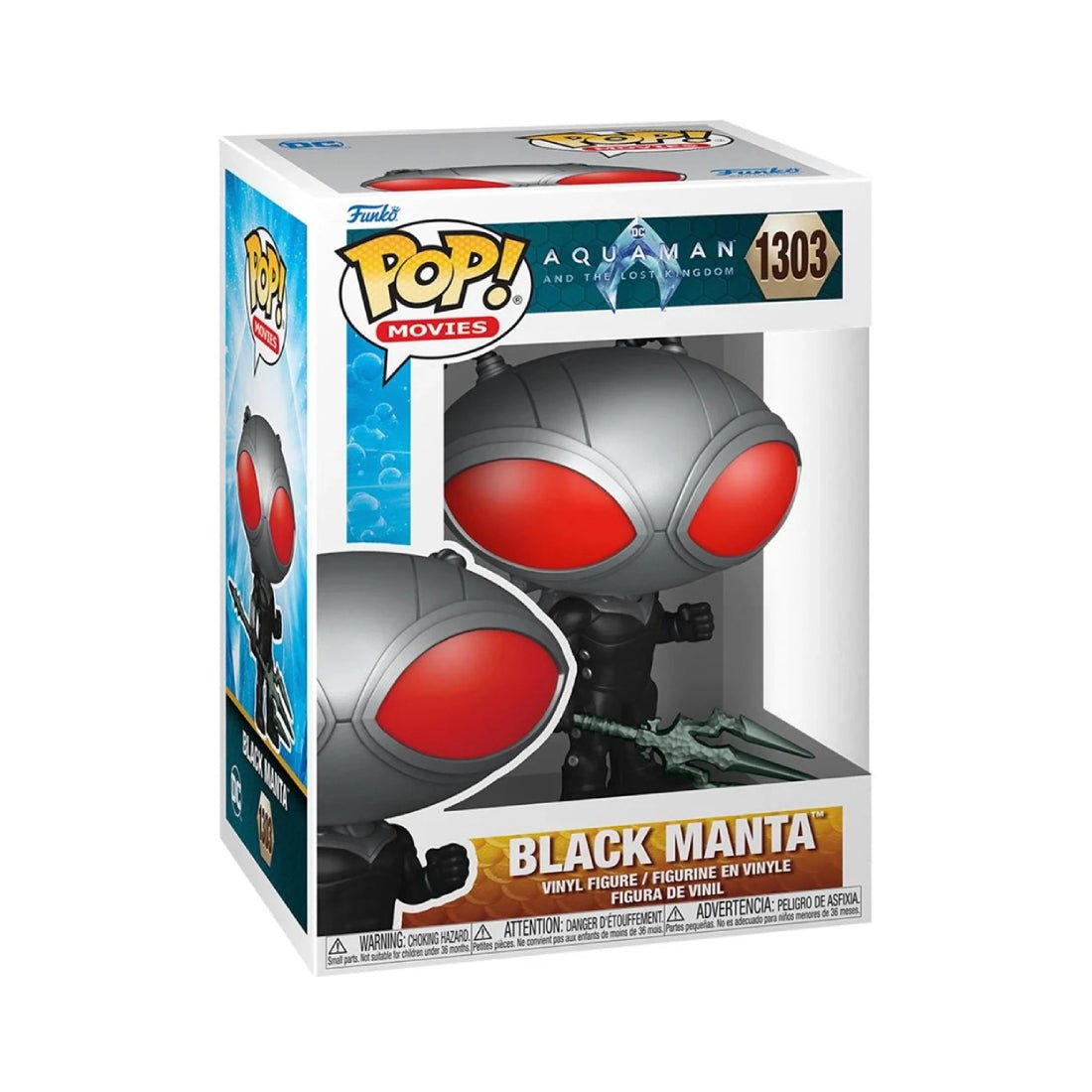 فونكو بوب! الأفلام: Aquaman and the Lost Kingdom - Black Manta #1303 - Demiة فونكو بوب! الأفلام: Aquaman and the Lost Kingdom - Black Manta #1303 - Demiة