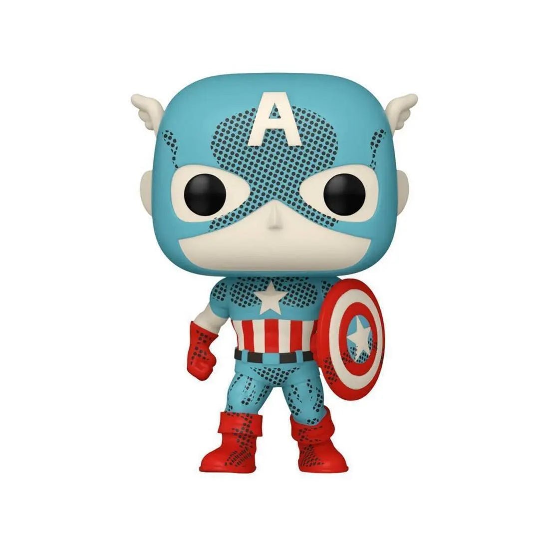 Funko Pop! Marvel: D100 - Retro Captain America (Exc) #1319 - دمية - Store 974 | ستور ٩٧٤