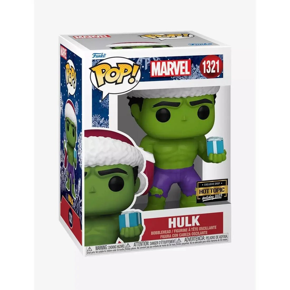 Funko Pop! Marvel: Holiday - Green Hulk (Exc) #1321 - دمية - Store 974 | ستور ٩٧٤