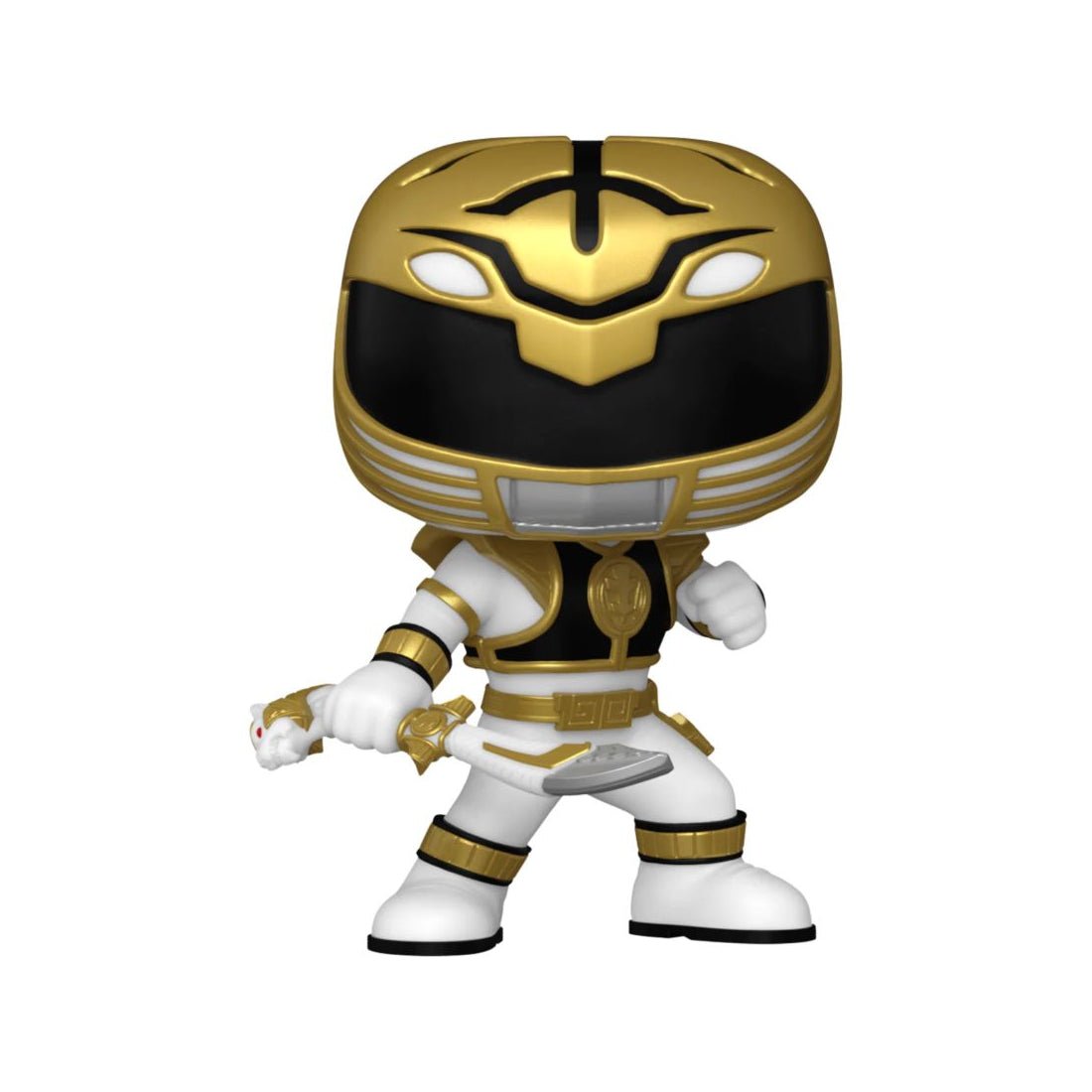 Funko Pop! Tv: Mighty Morphin Power Ranger 30th - White Ranger with Sword (Exc) #1384 - دمية - Store 974 | ستور ٩٧٤