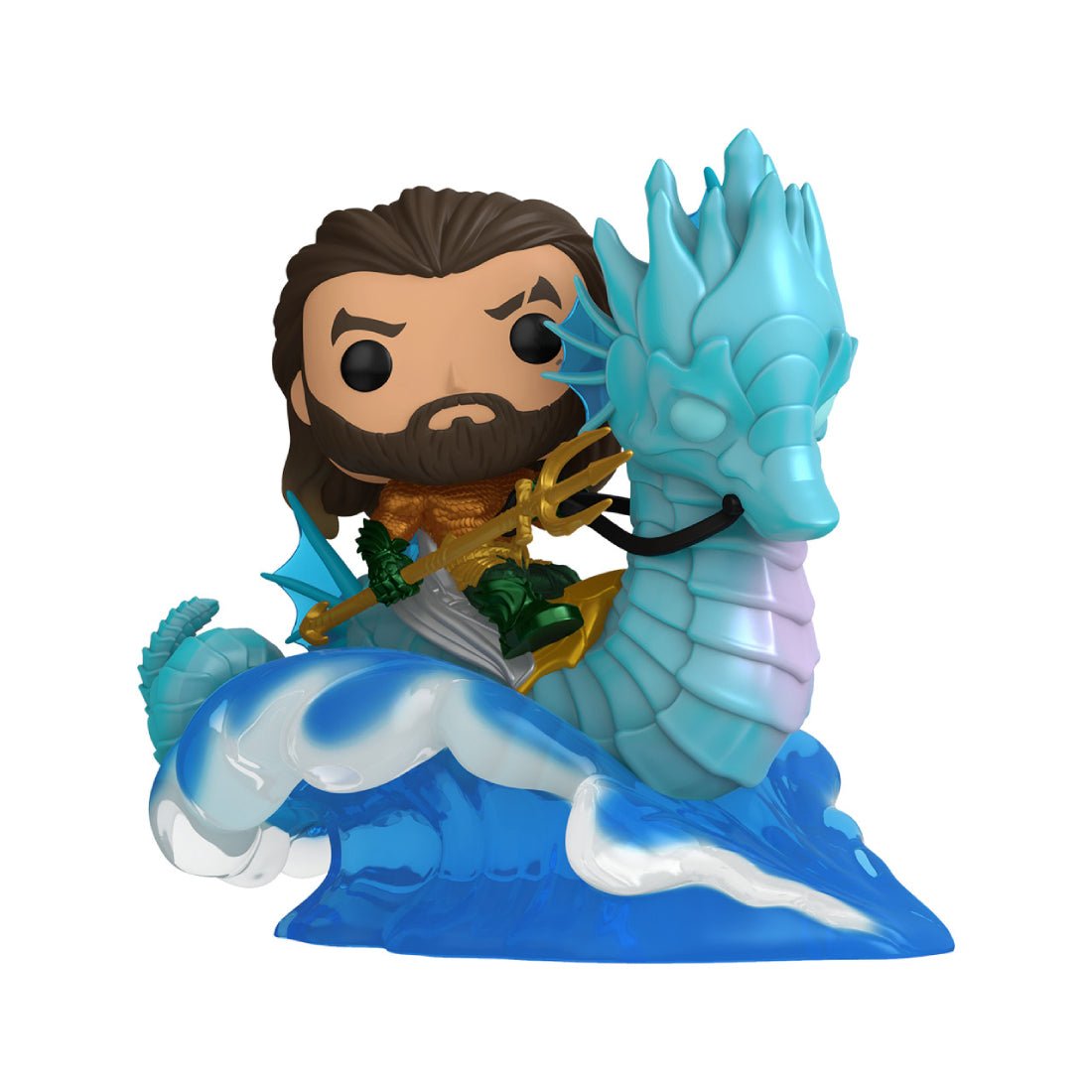 Funko Pop Ride DLX! الأفلام: Aquaman and the Lost Kingdom - Aquaman on Storm #295 - Demiة Funko Pop Ride DLX! الأفلام: Aquaman and the Lost Kingdom - Aquaman on Storm #295 - Demiة