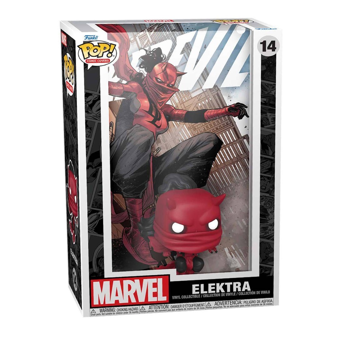Funko Pop Cover! Marvel: Daredevil #14 - دمية Funko Pop Cover! Marvel: Daredevil #14 - دمية