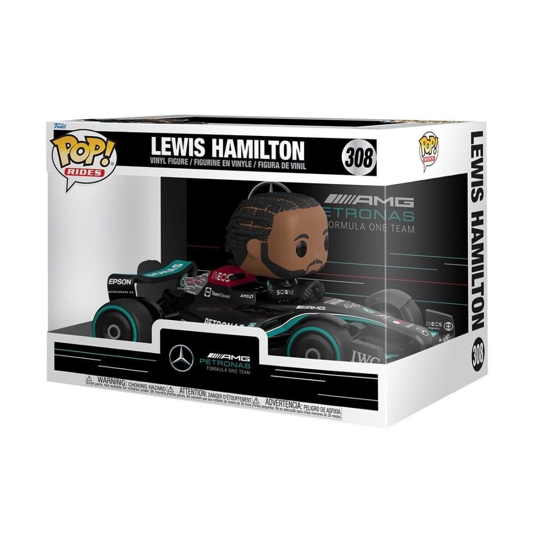 Funko Pop Ride SPRDLX! Formula 1: Mercedes - Lewis Hamilton #308 - دمية - Store 974 | ستور ٩٧٤