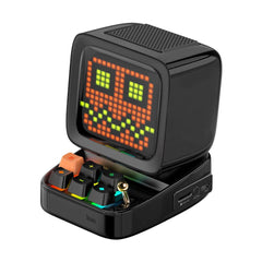 Divoom Ditoo-Mic Retro Pixel Art Mini Bluetooth Speaker - Black - مكبر صوت