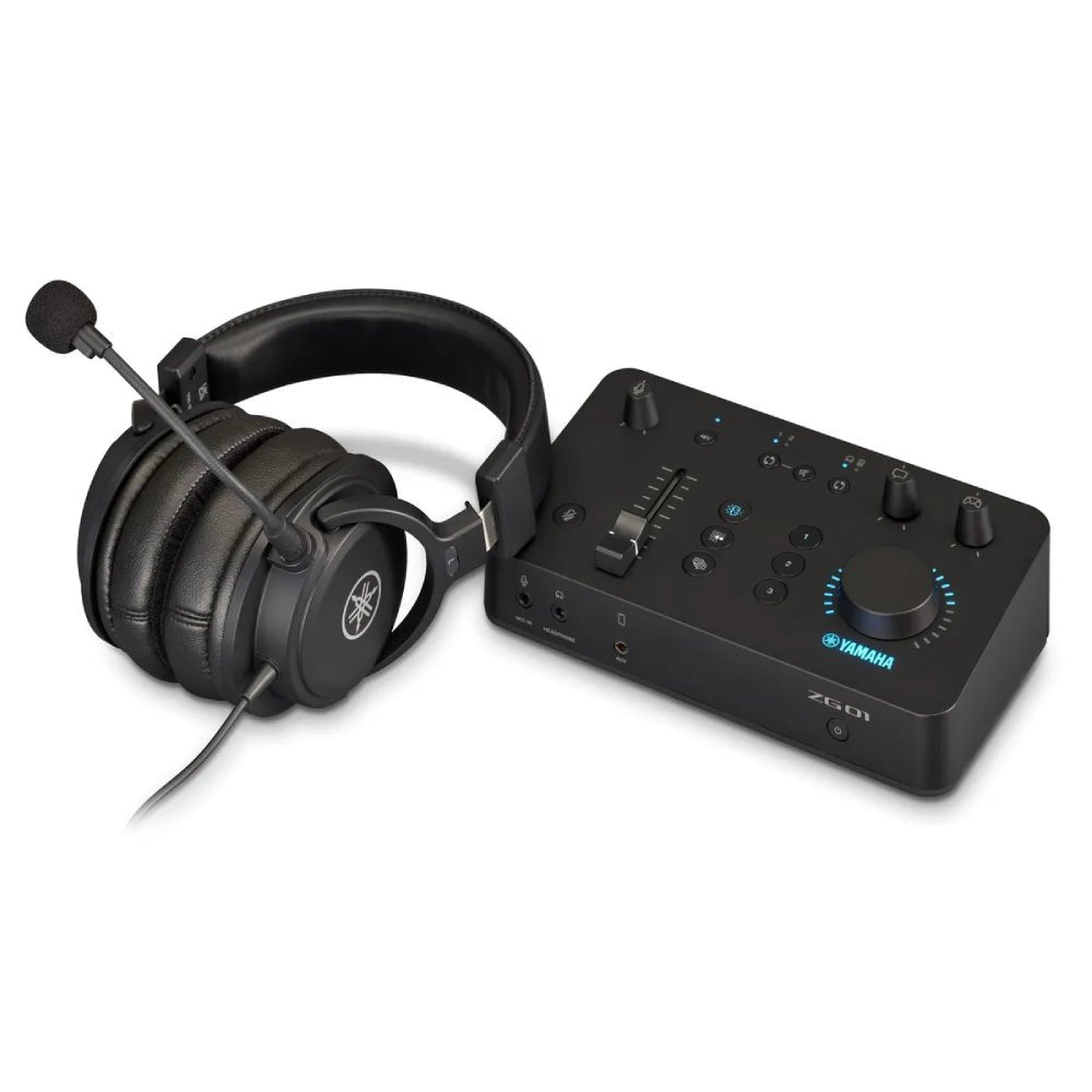 Yamaha USB Audio Interface Gaming Streaming Pack - Mixer & Headset - مجموعة ستريمنج - Store 974 | ستور ٩٧٤