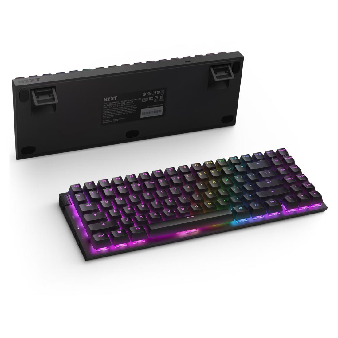 وظيفة NZXT 2 MINITKL RGB لوحة مفاتيح ألعاب ميكانيكية سلك وظيفة NZXT 2 MINITKL RGB لوحة مفاتيح ألعاب ميكانيكية سلك