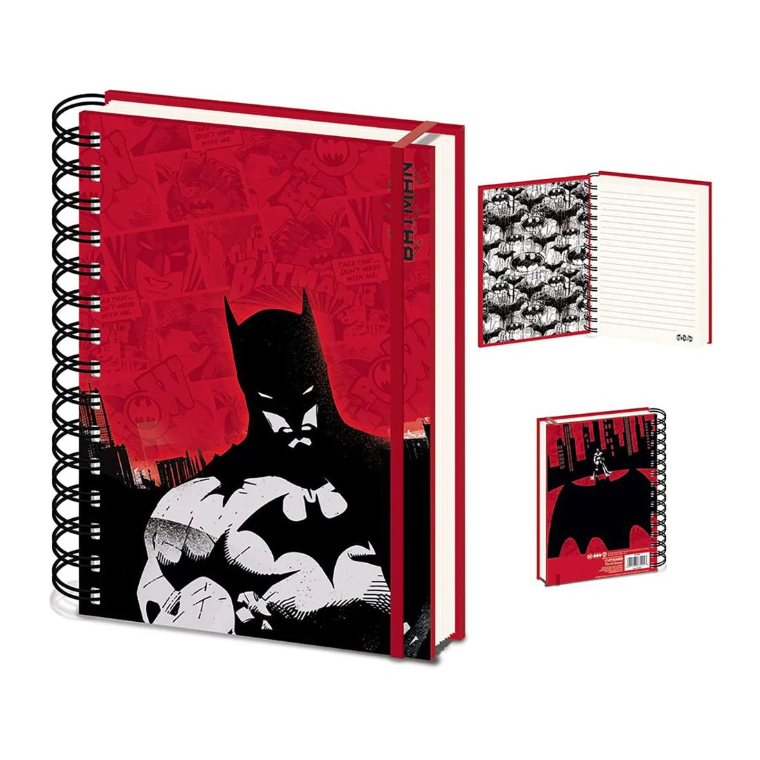 Batman Red A5 Notebook - دفتر - Store 974 | ستور ٩٧٤