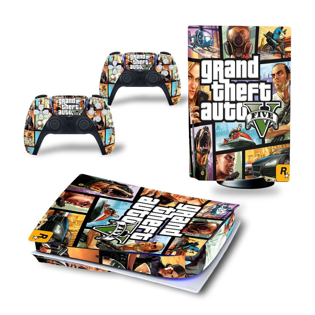 Skull Crusher PlayStation 5 Skin Stickers - Grand Theft Auto 5 - ملصق Skull Crusher PlayStation 5 Skin Stickers - Grand Theft Auto 5 - ملصق