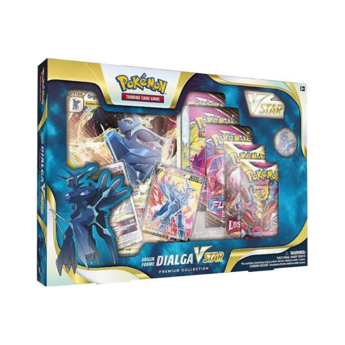 Pokémon TCG : Dialga Palkia V Star Premium V Box - بطاقة بوكيمون - Store 974 | ستور ٩٧٤