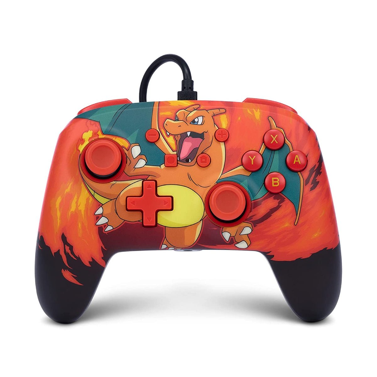 PowerA NSW Enhanced Wired Controller - Pokémon: Charizard Vortex - وحد ...