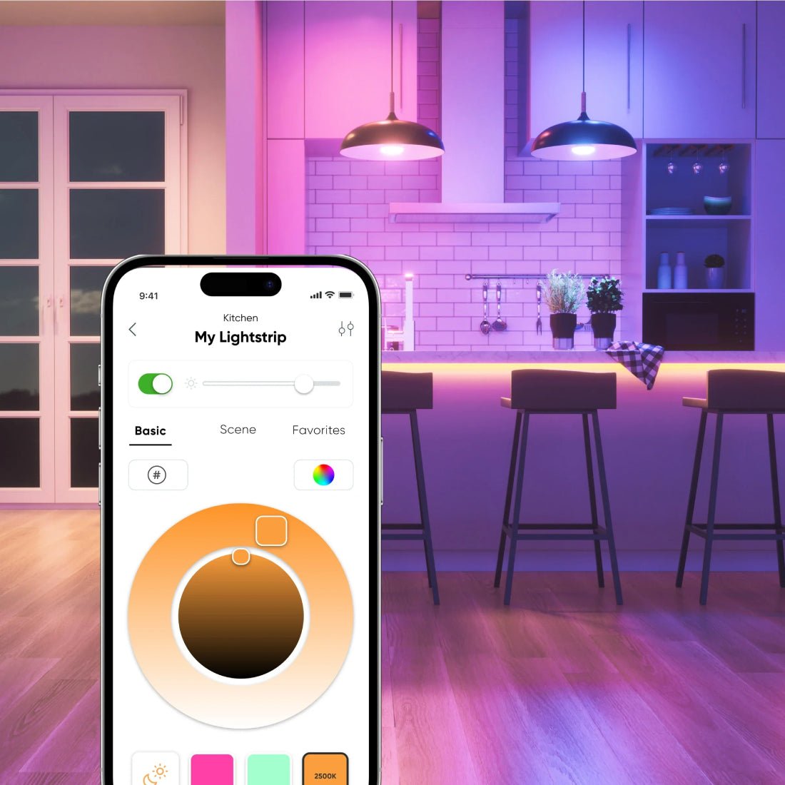 Nanoleaf Essentials Matter Lightstrip Starter Kit - 5M - إضaءة Nanoleaf Essentials Matter Lightstrip Starter Kit - 5M - إضaءة