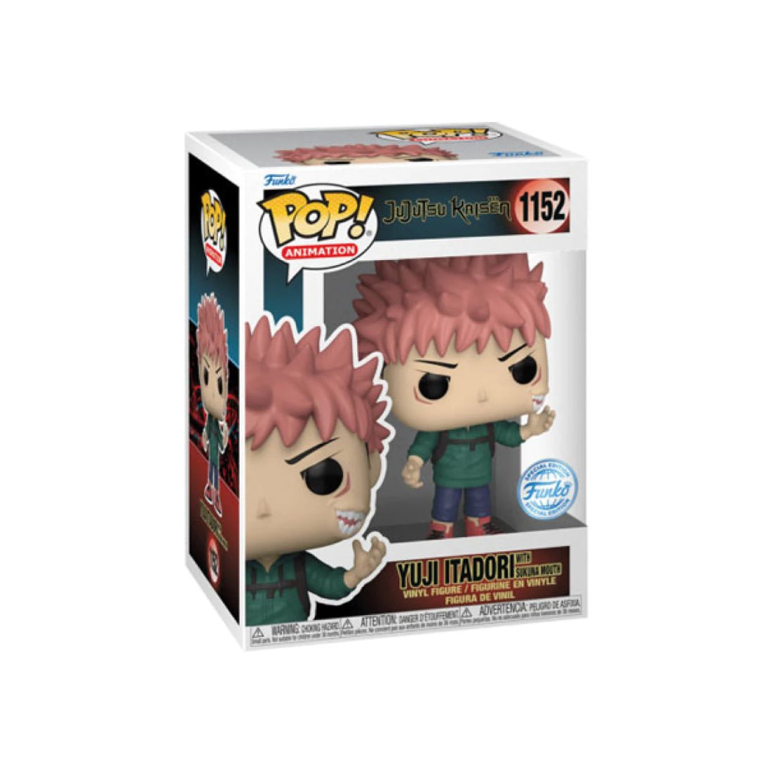 Funko Pop! Animation - Jujutsu Kaisen - Itadori Sukana Mouth (Exclusive) #1152 - دمية - Store 974 | ستور ٩٧٤