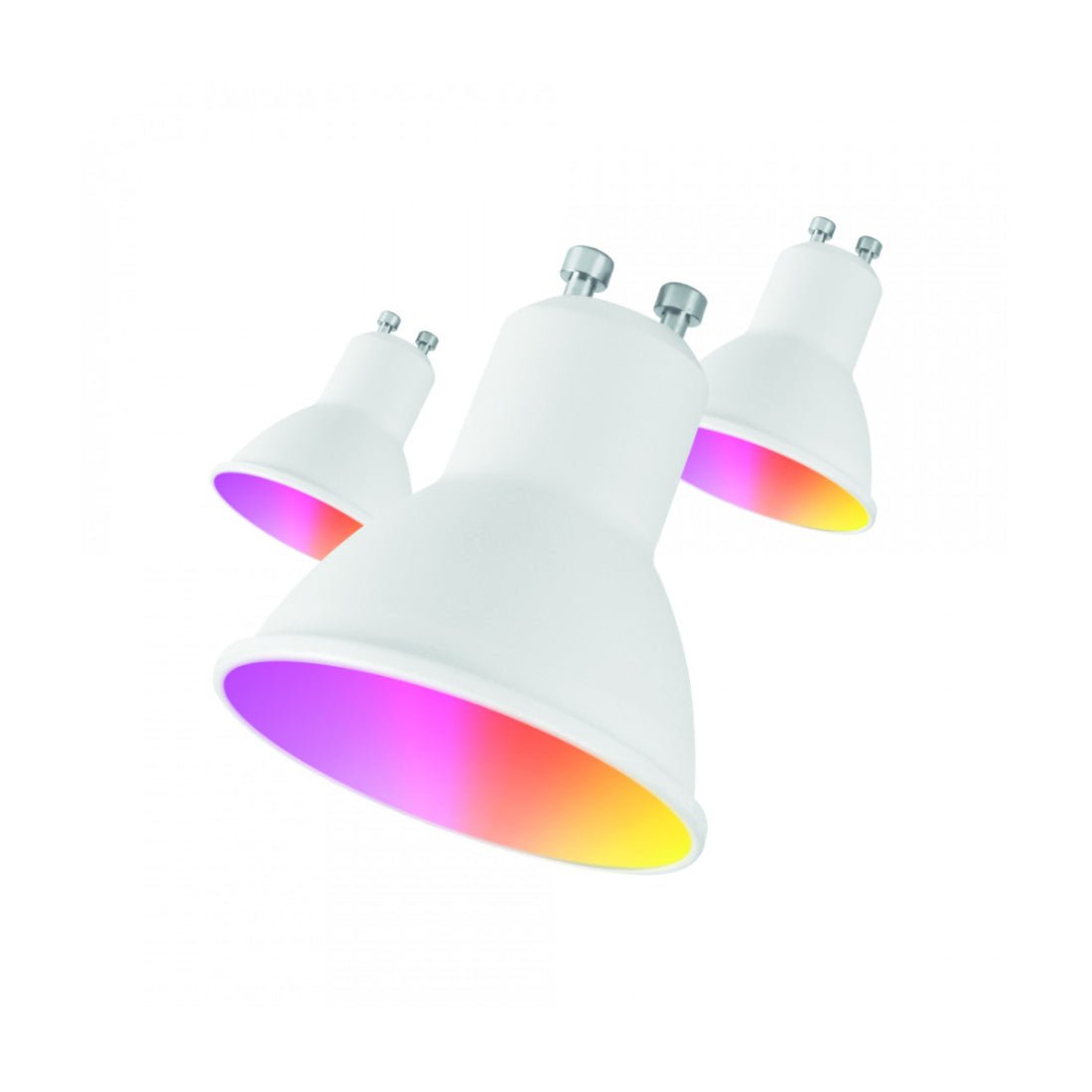 Muvit iO GU10 400lm, 5.5W, RGB+CCT Bulbs - Pack of 3 - إضاءة - Store 974 | ستور ٩٧٤