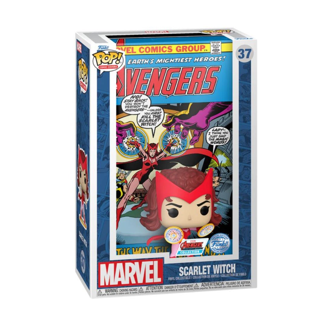 Funko Comic Cover! Marvel: Avengers - Scarlet Witch (Exc) #37 - دمية - Store 974 | ستور ٩٧٤