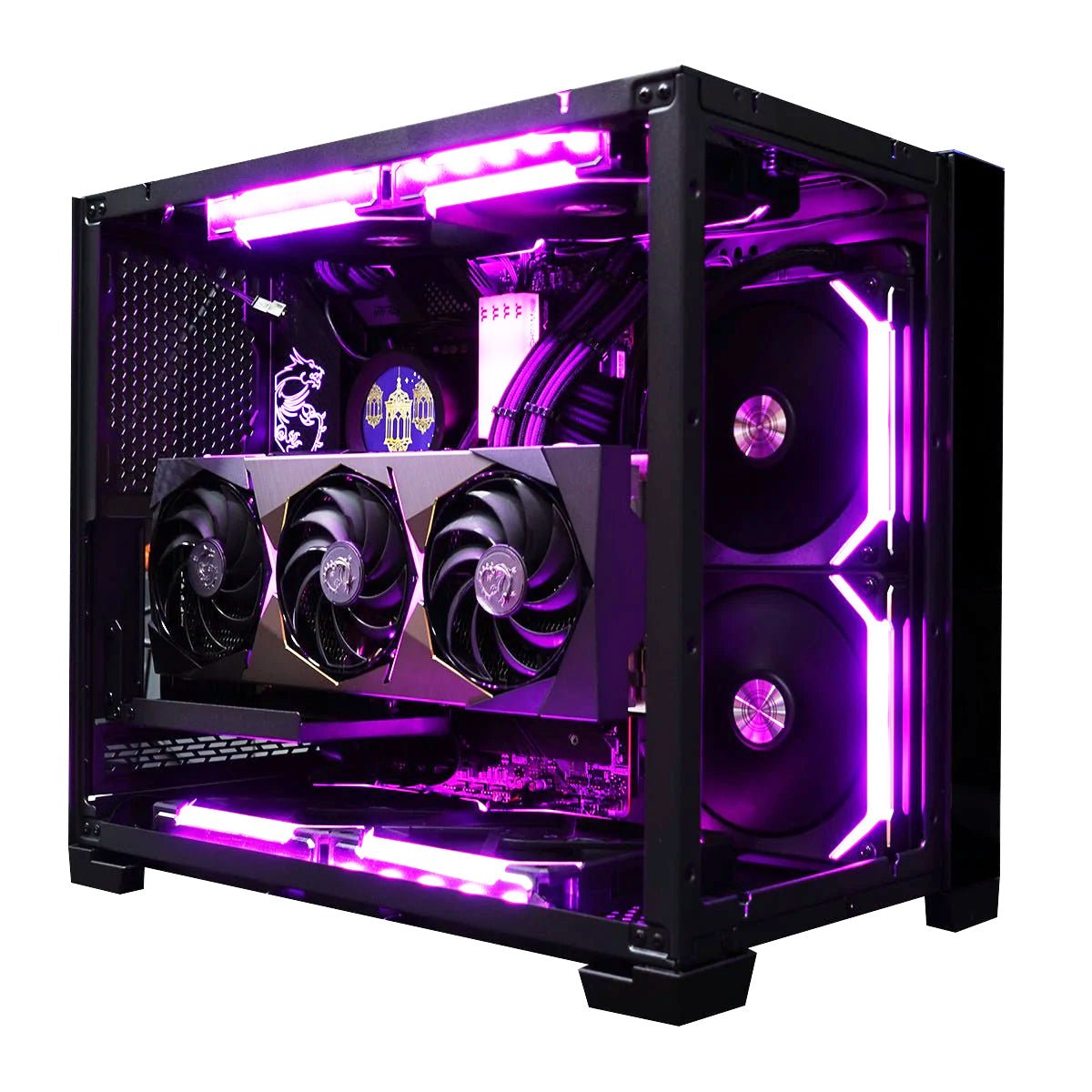 (Pre-built) Gaming PC Intel Core i7-12700KF w/ MSI RTX 3070Ti Suprim X & Lian Li Mini - Black - Store 974 | ستور ٩٧٤
