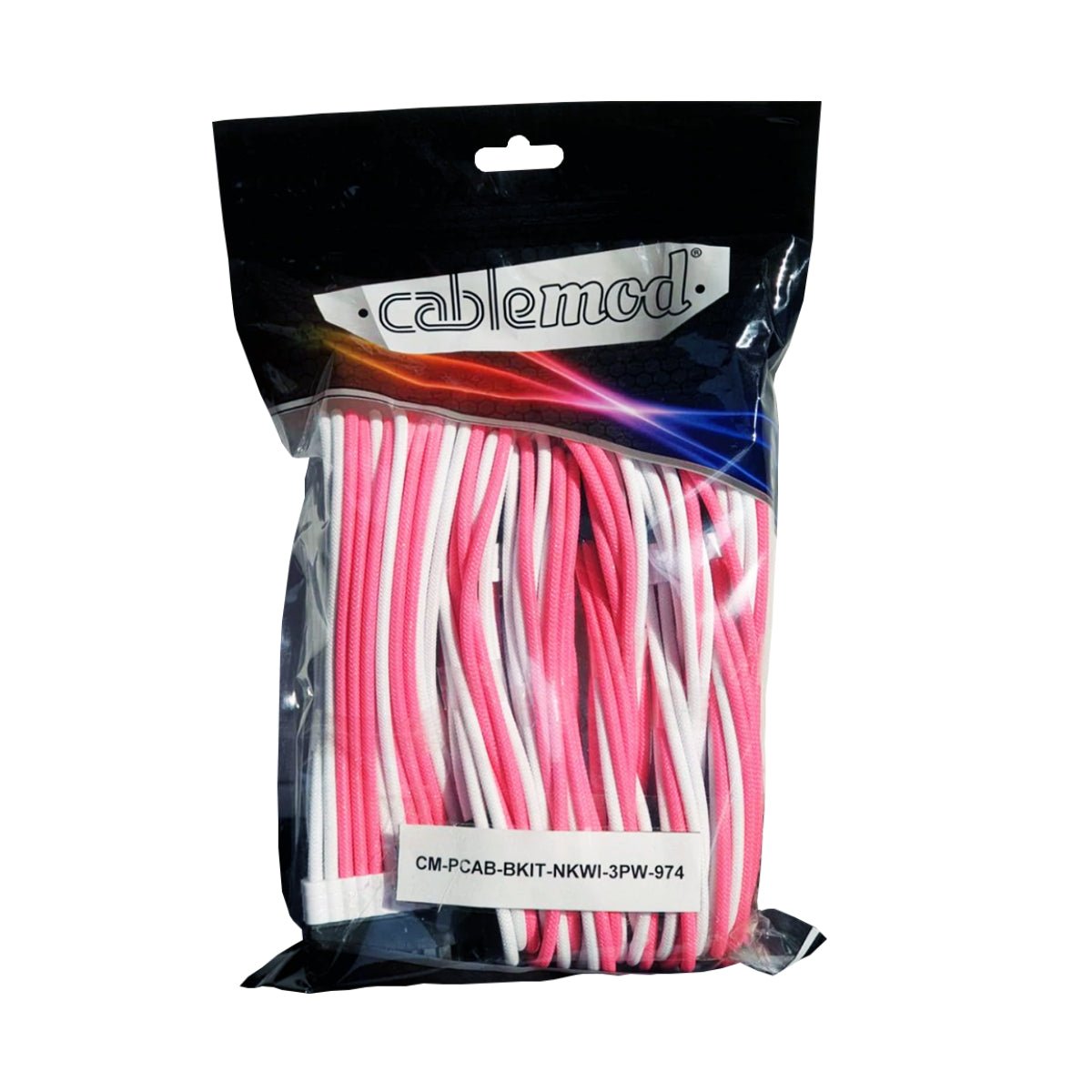 Cablemod - Modmesh Pro Cable Extension Kit - 974 Edition - White/Pink - كAbl
