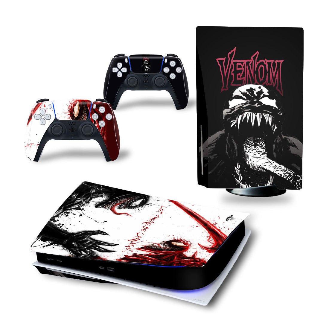 Skull Crusher PlayStation 5 Skin Stickers - Venom - ملصق - Store 974 | ستور ٩٧٤