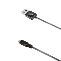 Celly USB-A 2.4 to Micro Usb Cable 1m Cable 10W - Black - كابل