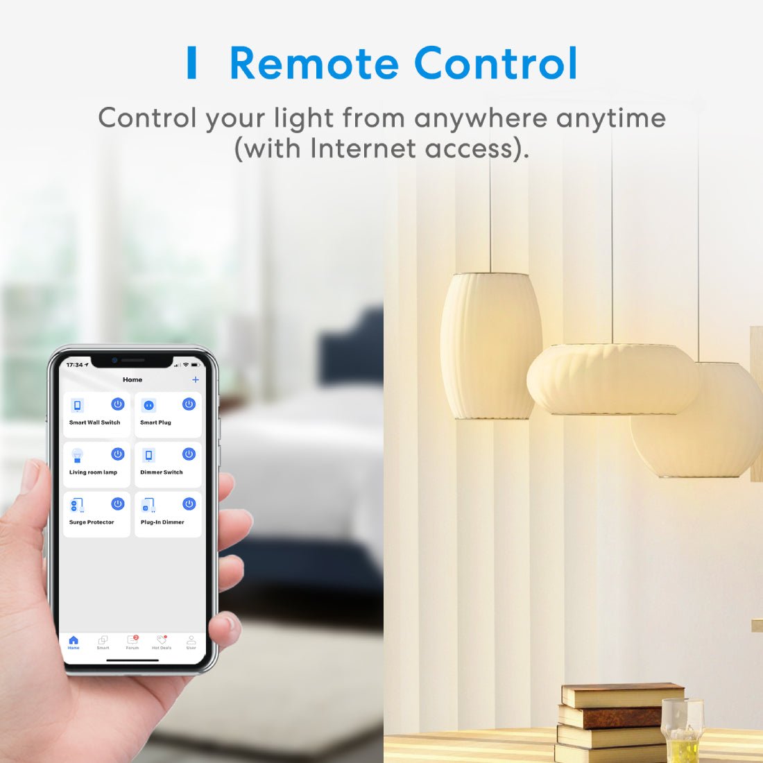 Meross Smart Wi-Fi In-Wall Switch - White - زر الإضاءة Meross Smart Wi-Fi In-Wall Switch - White - زر الإضاءة