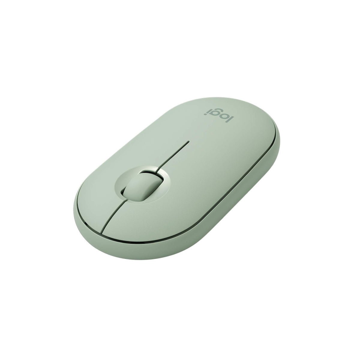 Logitech Pebble M350 Wireless Mouse - Eucalyptus - فأرة - Store 974 | ستور ٩٧٤