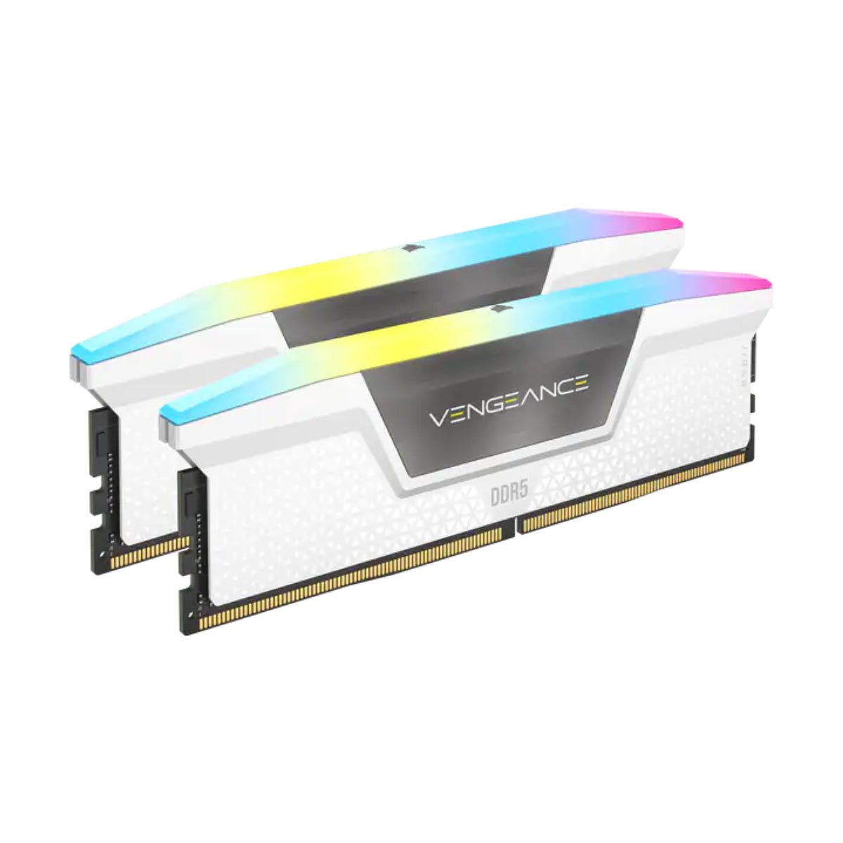 Corsair Vengeance RGB 32GB (2x16GB) CL36 6200MHz C36 Memory Kit - White - ذاكرة عشوائية - Store 974 | ستور ٩٧٤