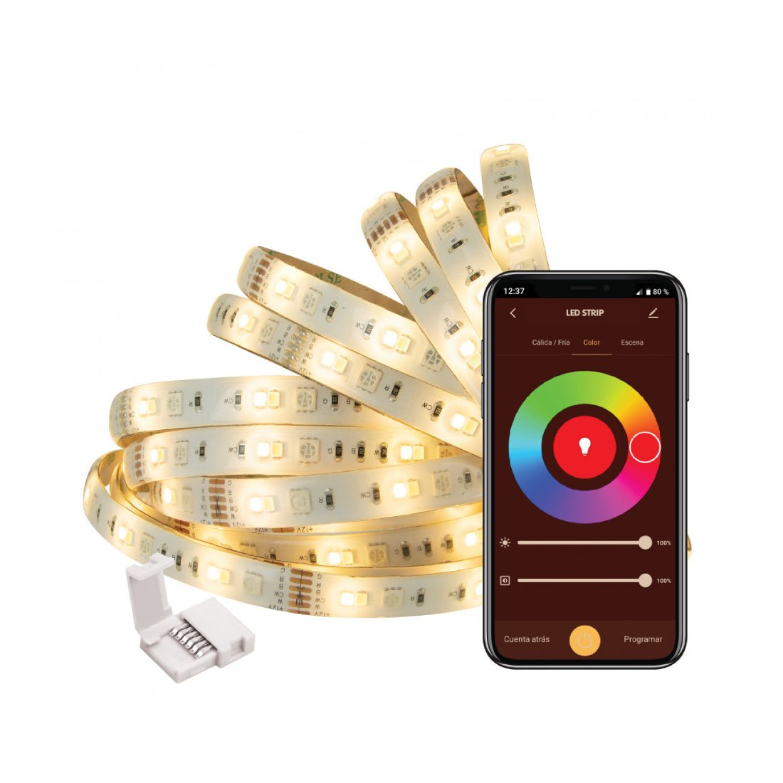 Muvit iO WiFi RGB+CCT LED Strip - 5m - إضاءة - Store 974 | ستور ٩٧٤
