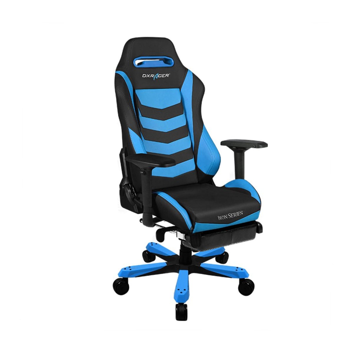 DXRacer Iron Series Gaming Chair - Black/Blue - Store 974 | ستور ٩٧٤