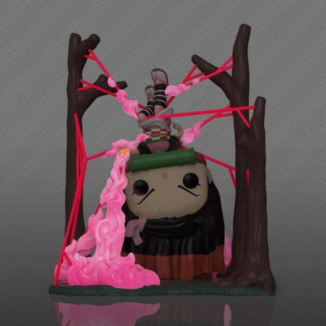 Funko Pop Deluxe! Animation: Demon Slayer - Nezuko in Web (GW)(Exc) #1418 - دمية - Store 974 | ستور ٩٧٤
