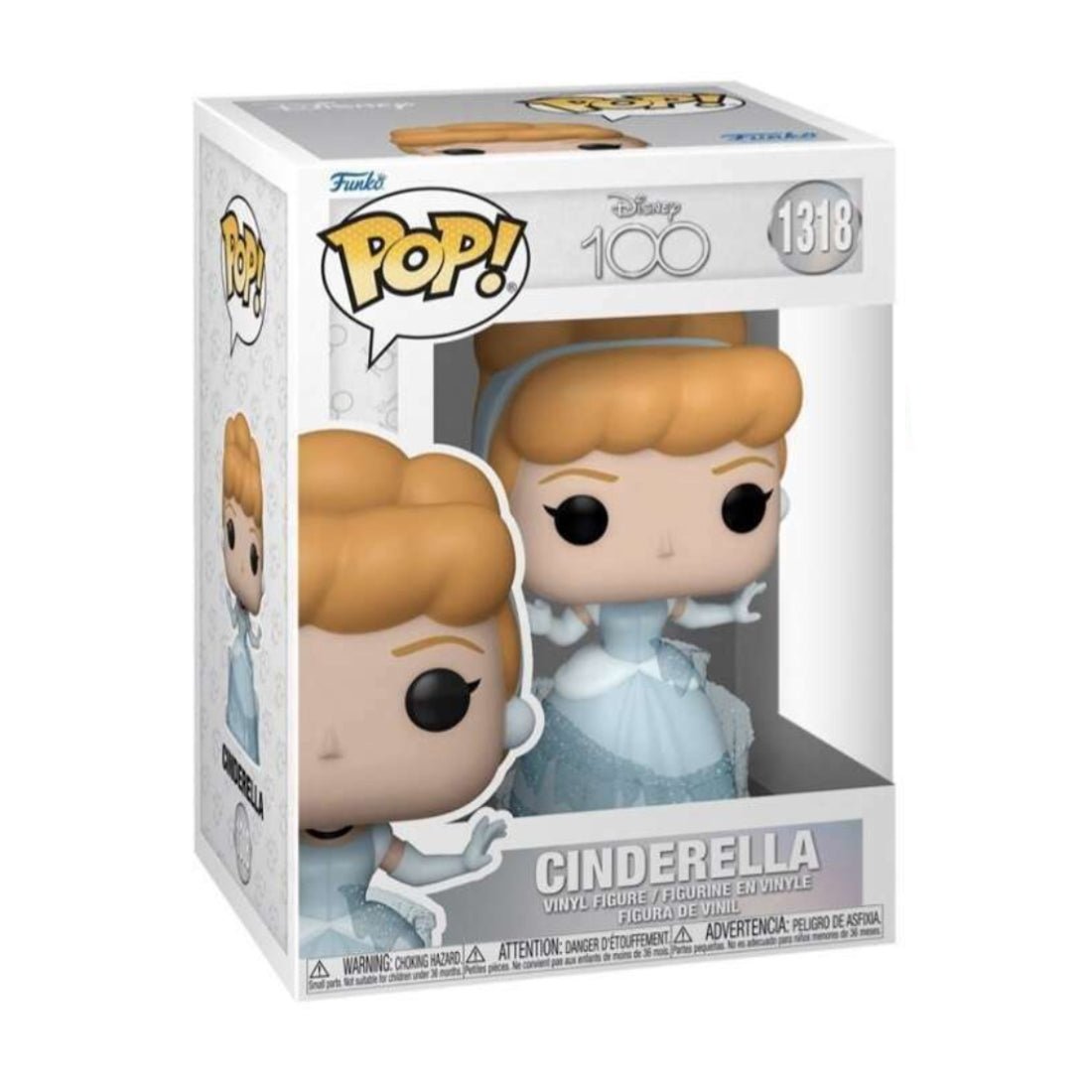 Funko Pop! Disney: D100 - Cinderella #1318 - دمية - Store 974 | ستور ٩٧٤