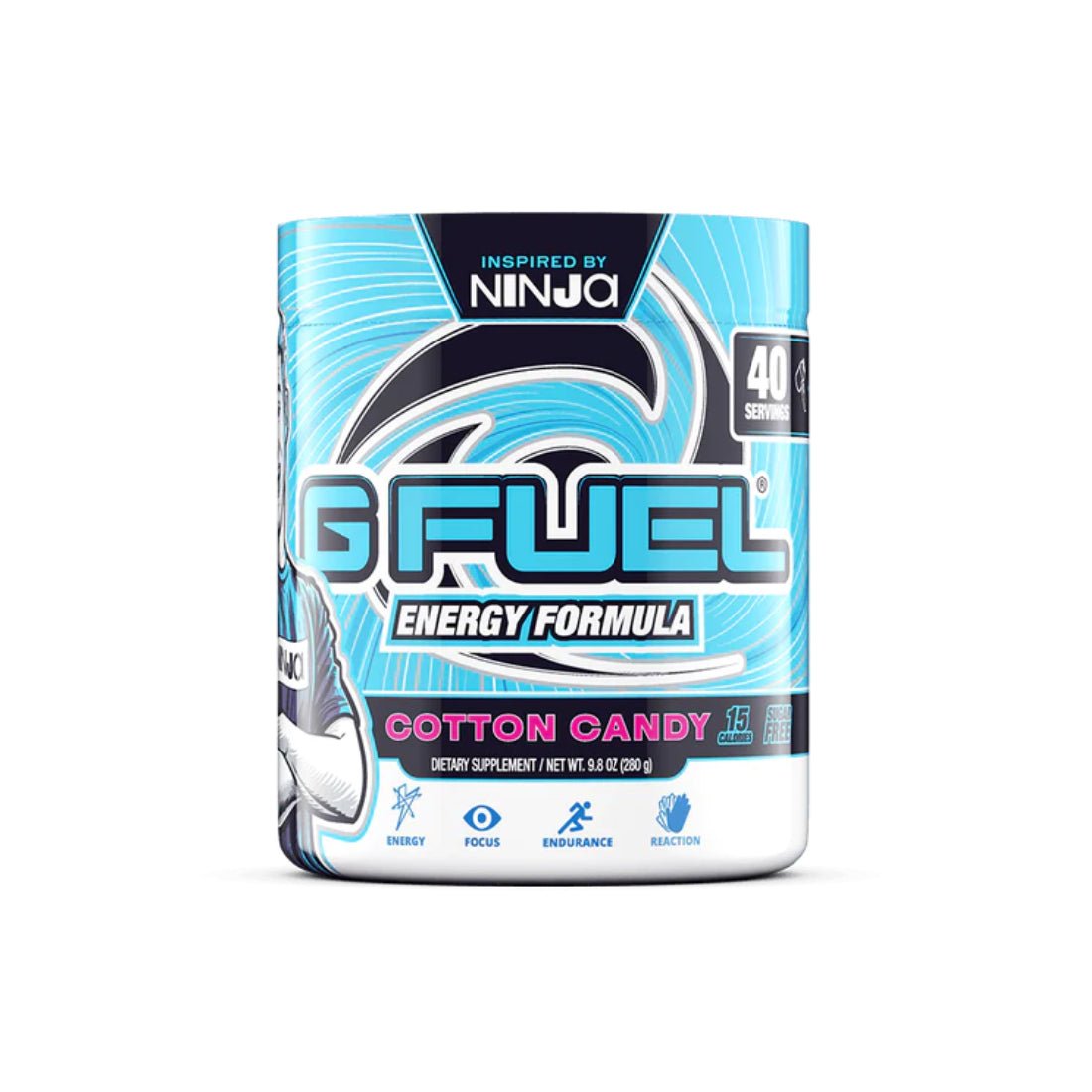 GFuel Energy Formula - Ninja's Cotton Candy 280g - مسحوق طاقة - Store 974 | ستور ٩٧٤