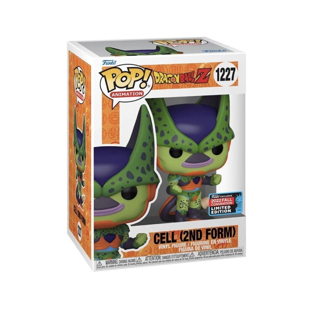 فونكو بوب! الرسوم المتحركة: Dragon Ball Z - Cell (النموذج الثاني) NYCC'22 #1227 - DMIEة فونكو بوب! الرسوم المتحركة: Dragon Ball Z - Cell (النموذج الثاني) NYCC'22 #1227 - DMIEة
