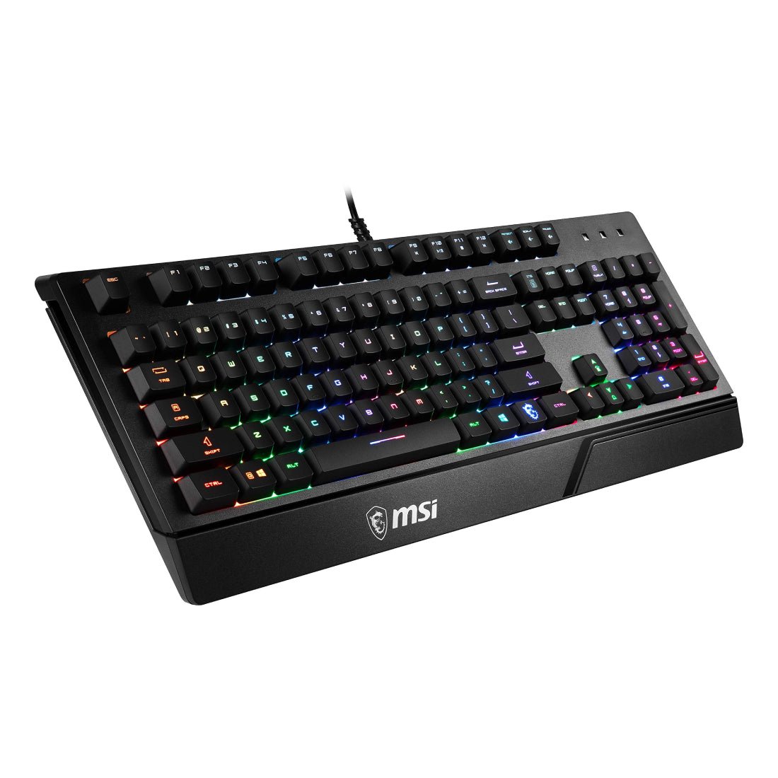 MSI Vigor GK20 Wired Mechanical Gaming Keyboard - Black - لوحة مفاتيح - Store 974 | ستور ٩٧٤