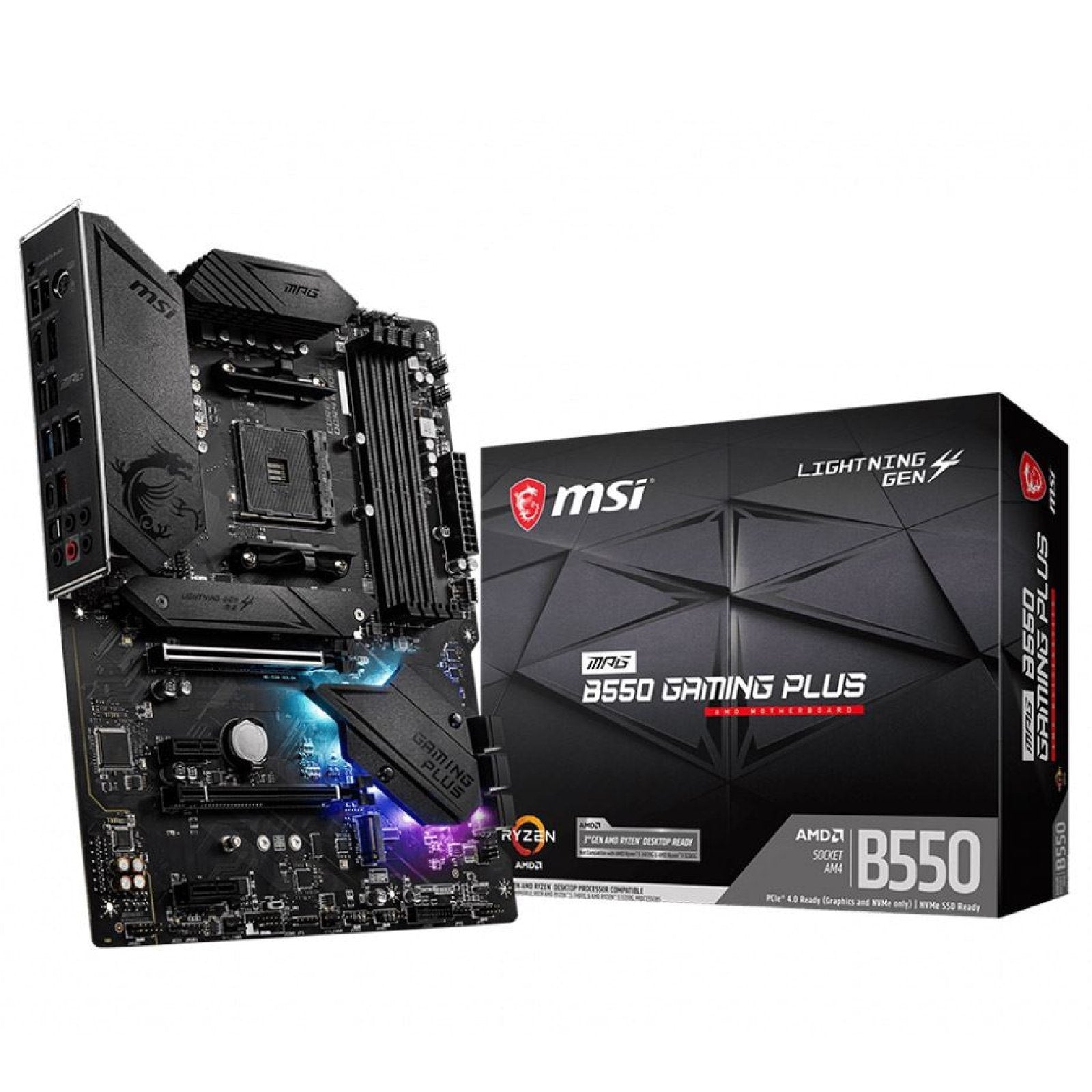 MSI MPG B550 Gaming Plus AMD AM4 ATX Motherboard - Store 974 | ستور ٩٧٤