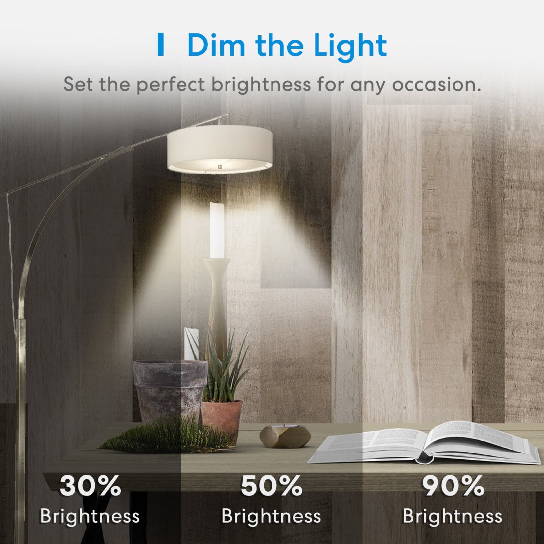 Meross Smart LED Light Bulb With Dimmable Light - 1 Pack - إضاءة Meross Smart LED Light Bulb With Dimmable Light - 1 Pack - إضاءة