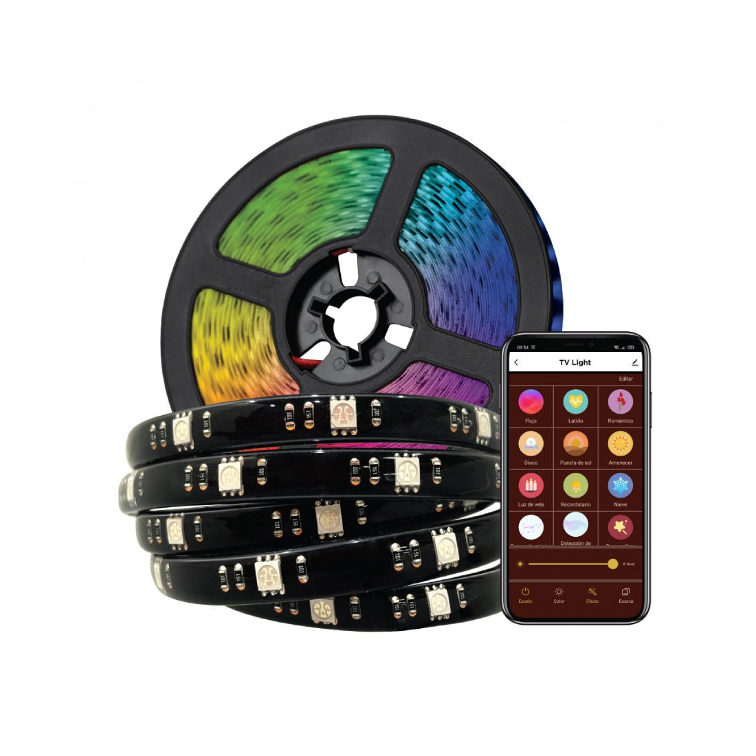 Muvit iO USB WiFi TV RGB LED Strip - 3m - إضاءة - Store 974 | ستور ٩٧٤