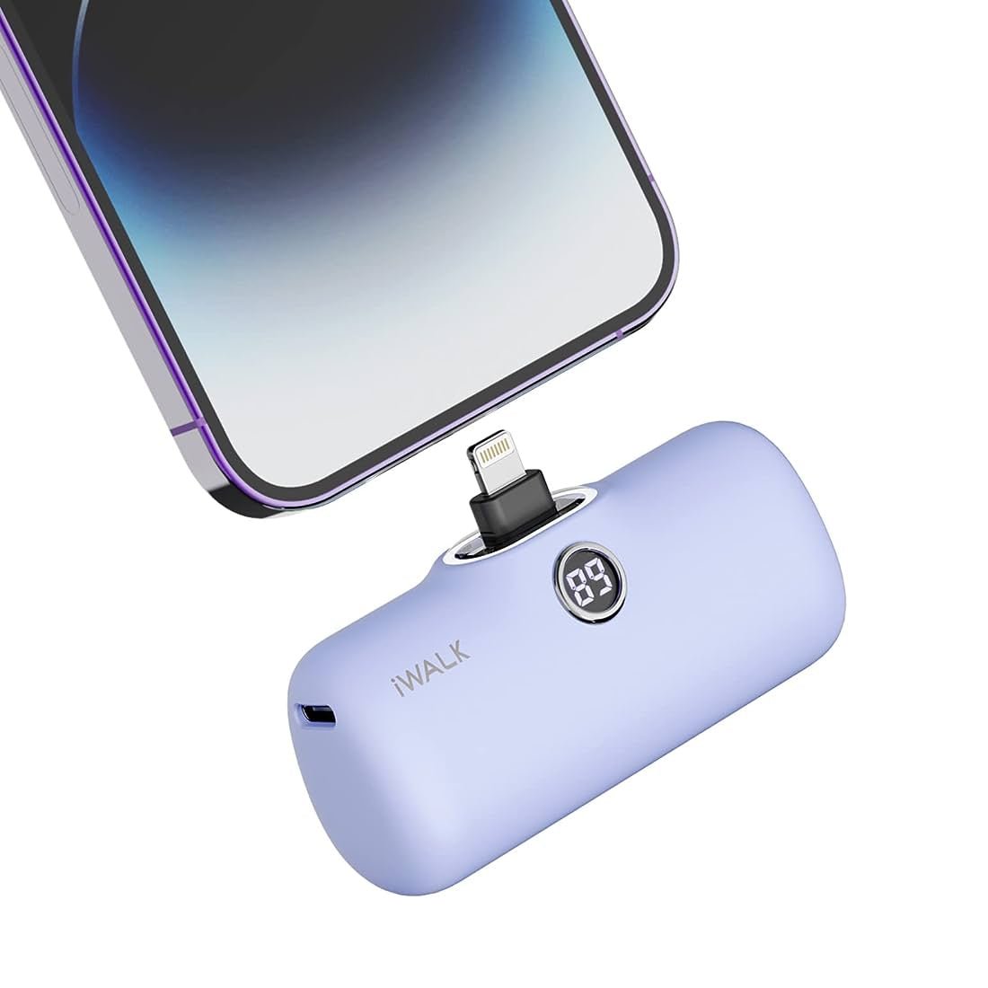 iWalk Portable Charger 4800mAh Power Bank - Purple - مزود طاقة - Store 974 | ستور ٩٧٤