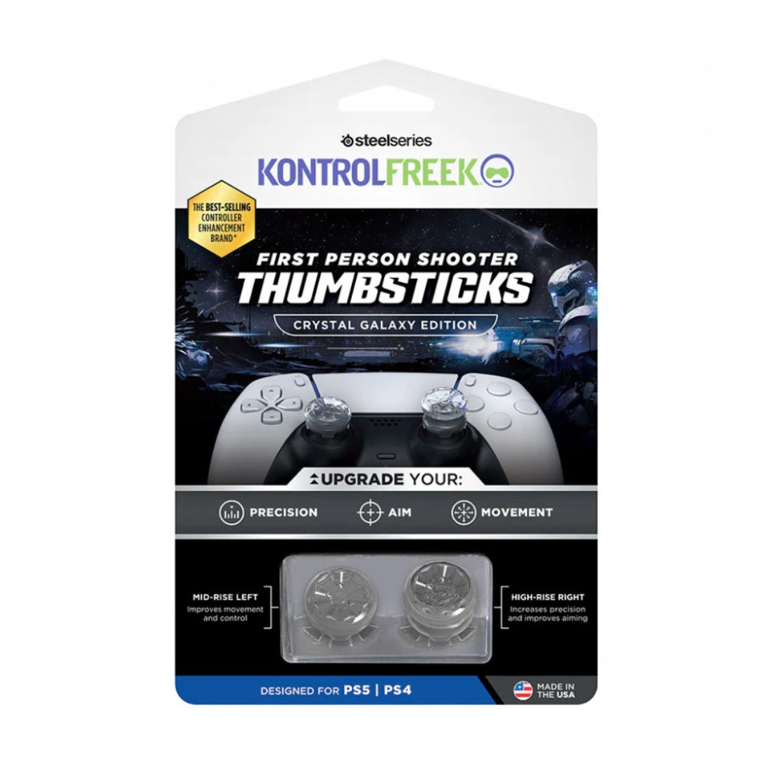 Kontrolfreek FPS Crystal Galaxy Edition Thumbsticks - PS4/PS5 - أكسسوار - Store 974 | ستور ٩٧٤