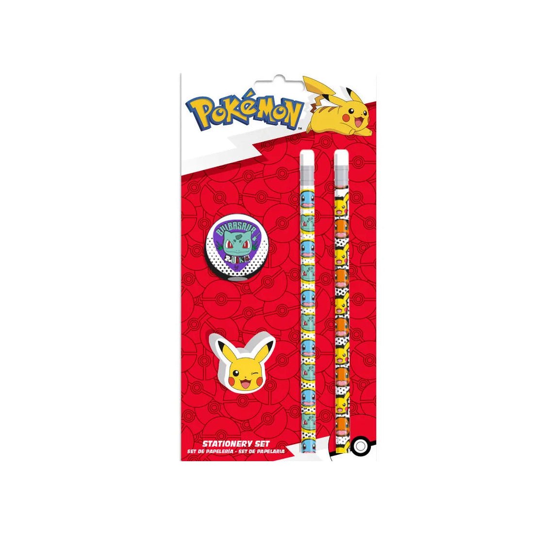 Pokémon Stationery Set - أدوات مدرسية - Store 974 | ستور ٩٧٤