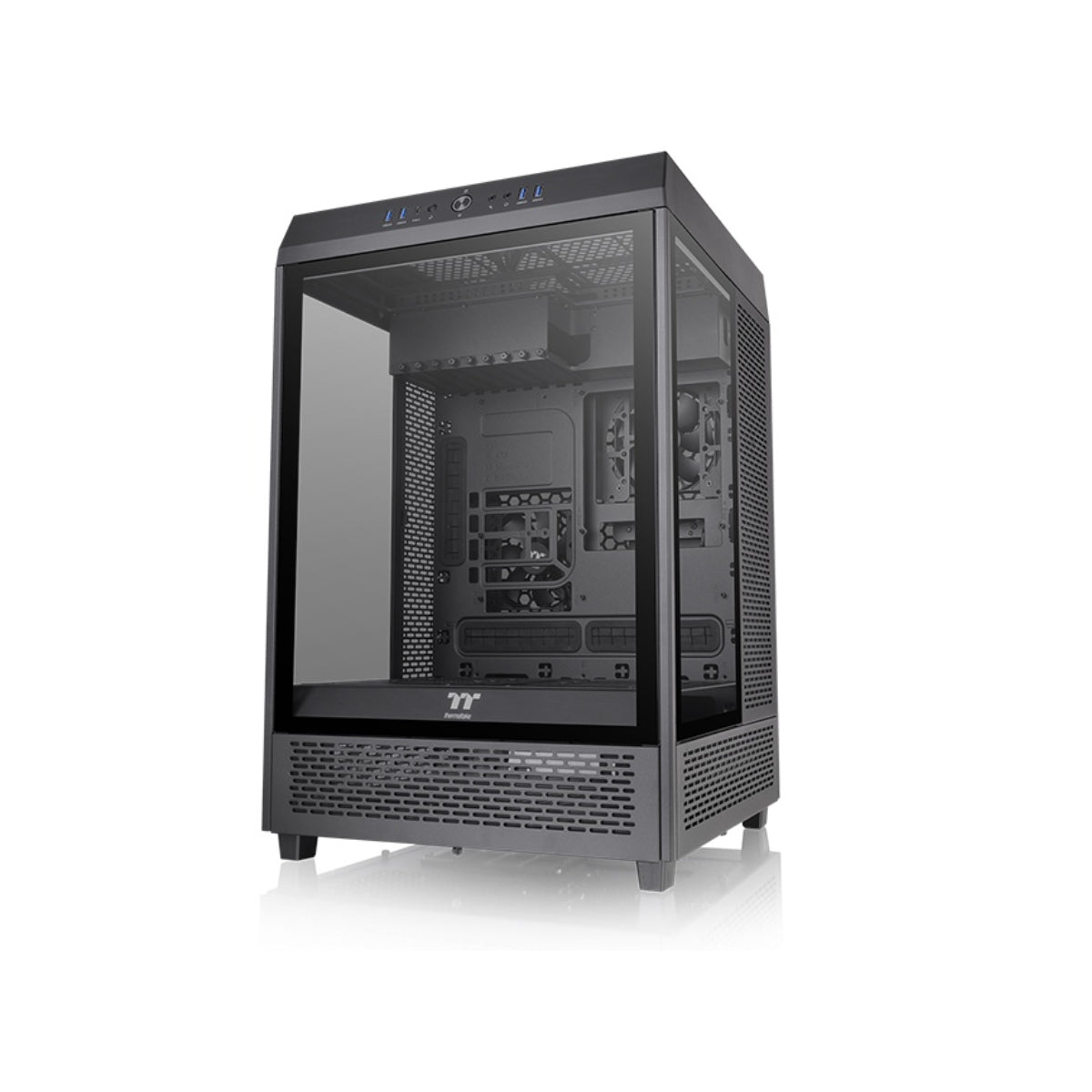 Thermaltake The Tower 500 Tempered Glass Mid Tower E-ATX Case - Black - صندوق - Store 974 | ستور ٩٧٤