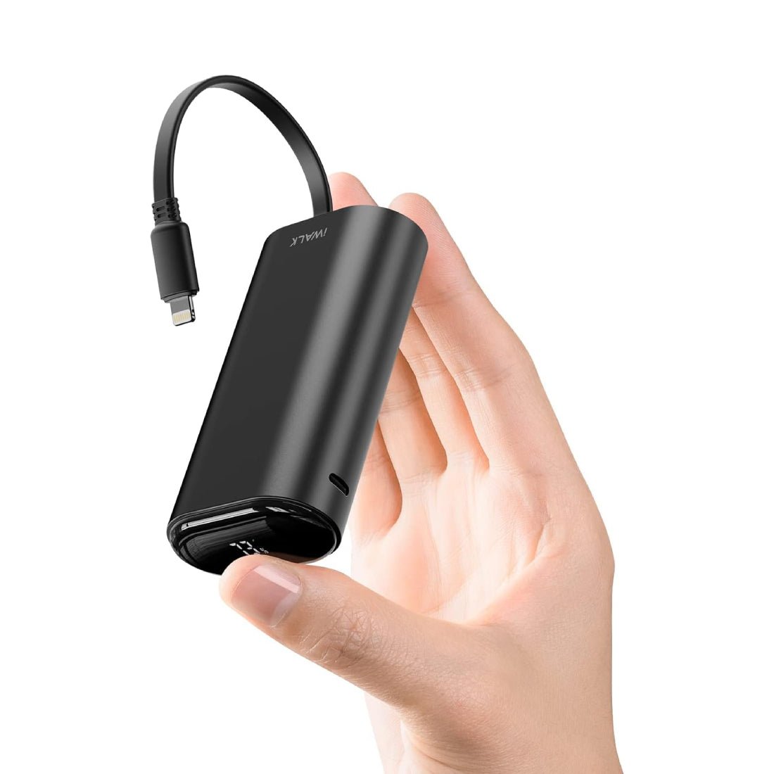 iWalk LinkPod Portable Charger 9000mAh Ultra-Compact Power Bank - Black - مزود طاقة - Store 974 | ستور ٩٧٤