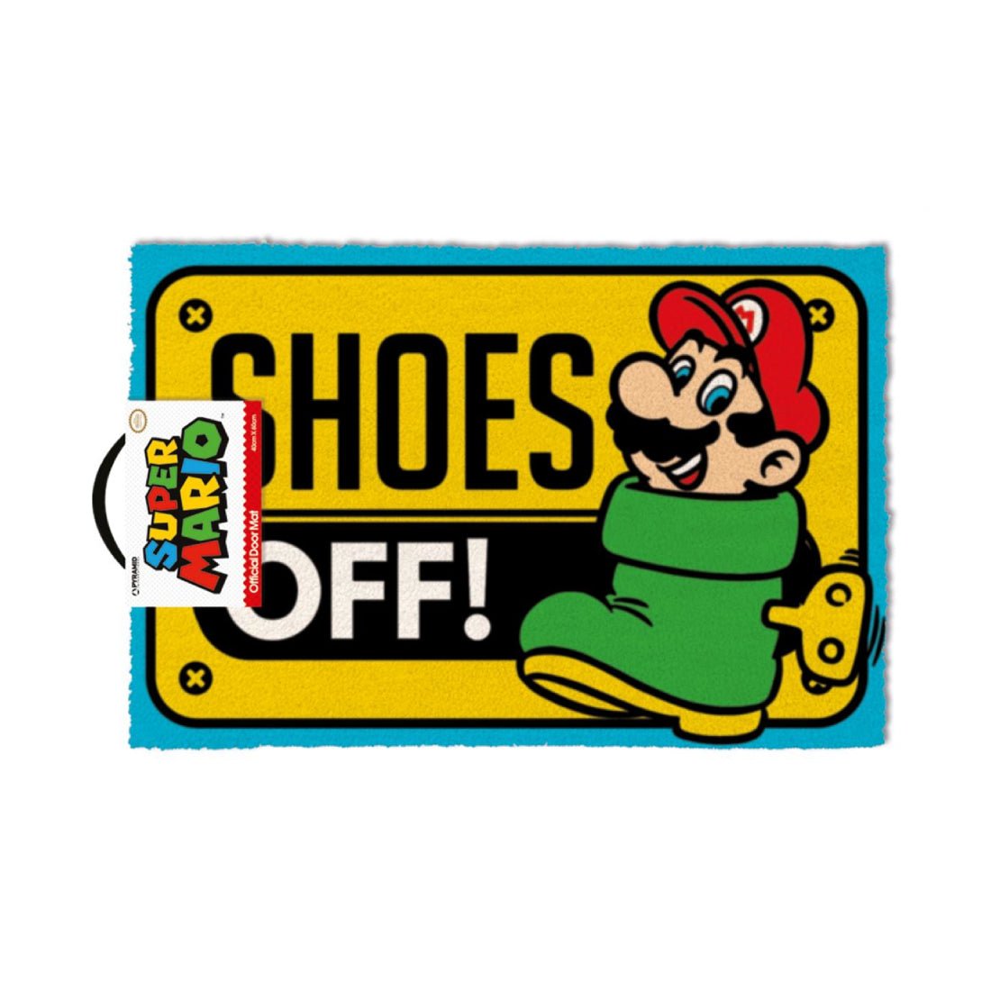 Super Mario - Shoes Off Door Mat - حصيرة - Store 974 | ستور ٩٧٤