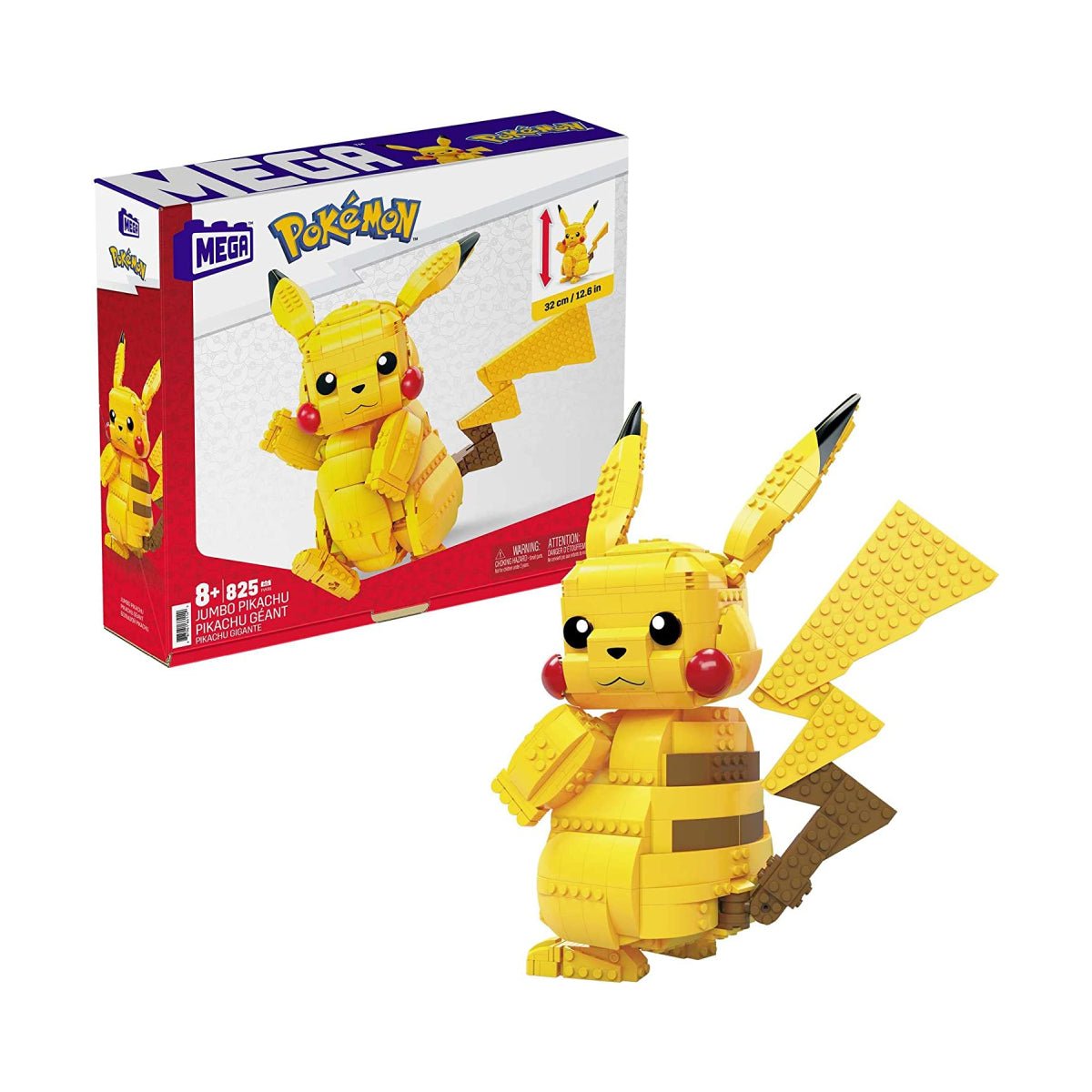 Mega Construx Jumbo Pikachu Construction Set - بوكيمون Mega Construx Jumbo Pikachu Construction Set - بوكيمون