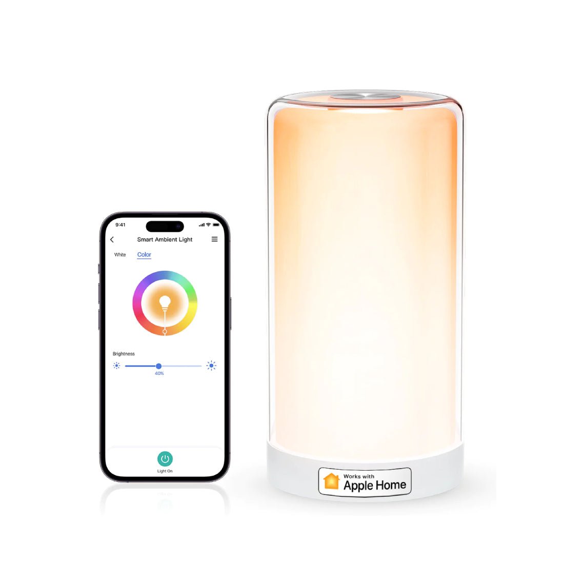 Meross Smart Wi -Fi Ambient Light مع RGB - إضaءة Meross Smart Wi -Fi Ambient Light مع RGB - إضaءة