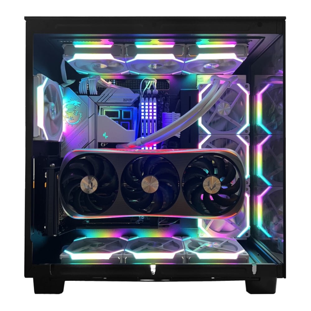 (Pre-Owned) Gaming PC Intel Core I9-13900K w/ Zotac Gaming RTX 4090 & NZXT H9 Flow - كمبيوتر مستعمل - Store 974 | ستور ٩٧٤