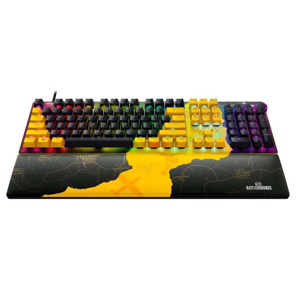 Razer Huntsman V2 RGB Optical Gaming Keyboard - PUBG: BATTLEGROUNDS Edition - لوحة مفاتيح - Store 974 | ستور ٩٧٤