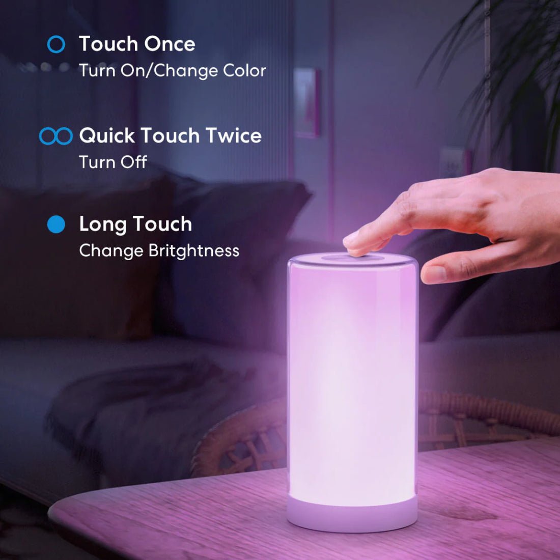 Meross Smart Wi -Fi Ambient Light مع RGB - إضaءة Meross Smart Wi -Fi Ambient Light مع RGB - إضaءة