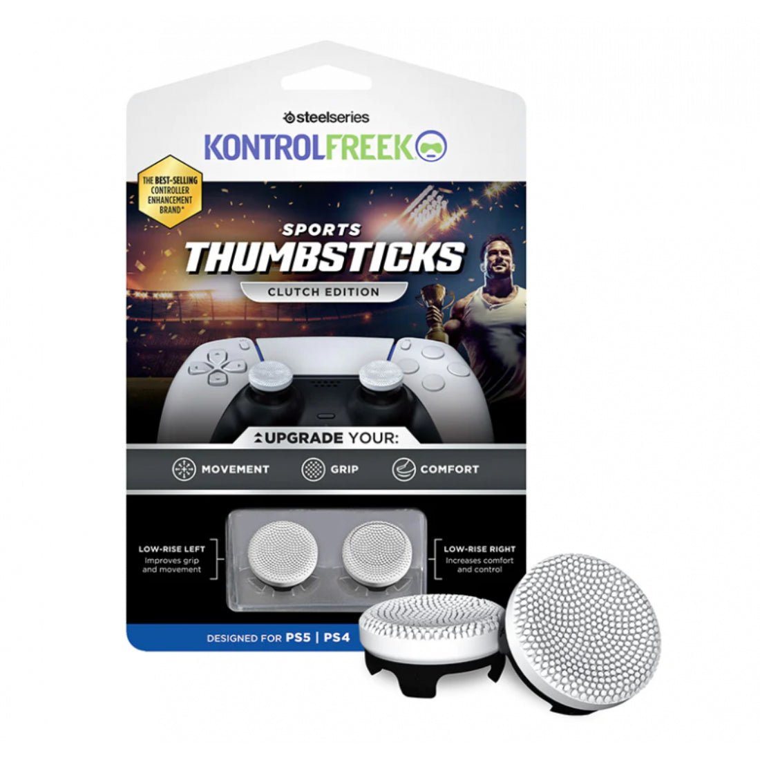 Kontrolfreek Clutch Edition Thumbsticks - PS4/PS5 - Kontrolfreek Clutch Edition Thumbsticks - PS4/PS5 -