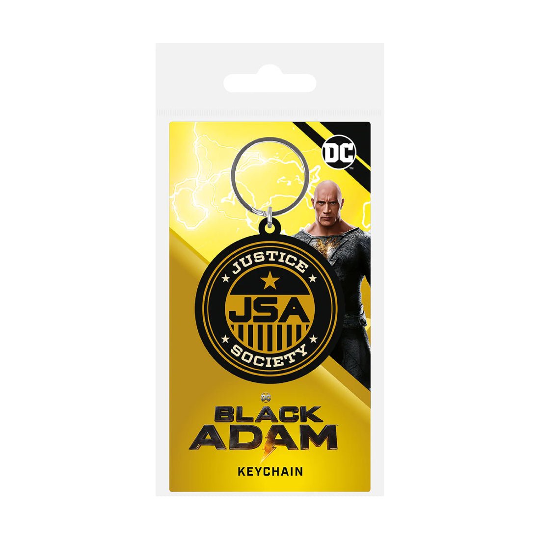 Black Adam: Justice Society Rubber Keychain - أكسسوار - Store 974 | ستور ٩٧٤