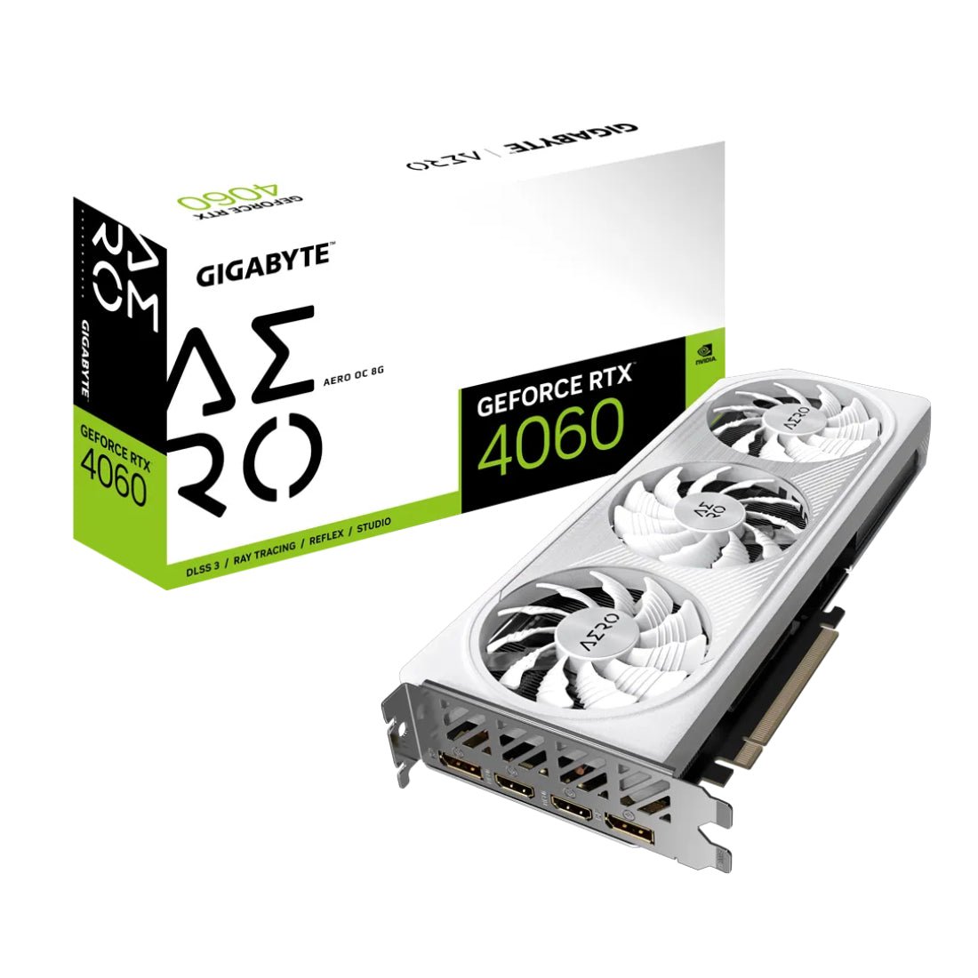 Gigabyte GeForce RTX 4060 AERO OC 8GB GDDR6 Graphics Card - كرت الشاشة ...