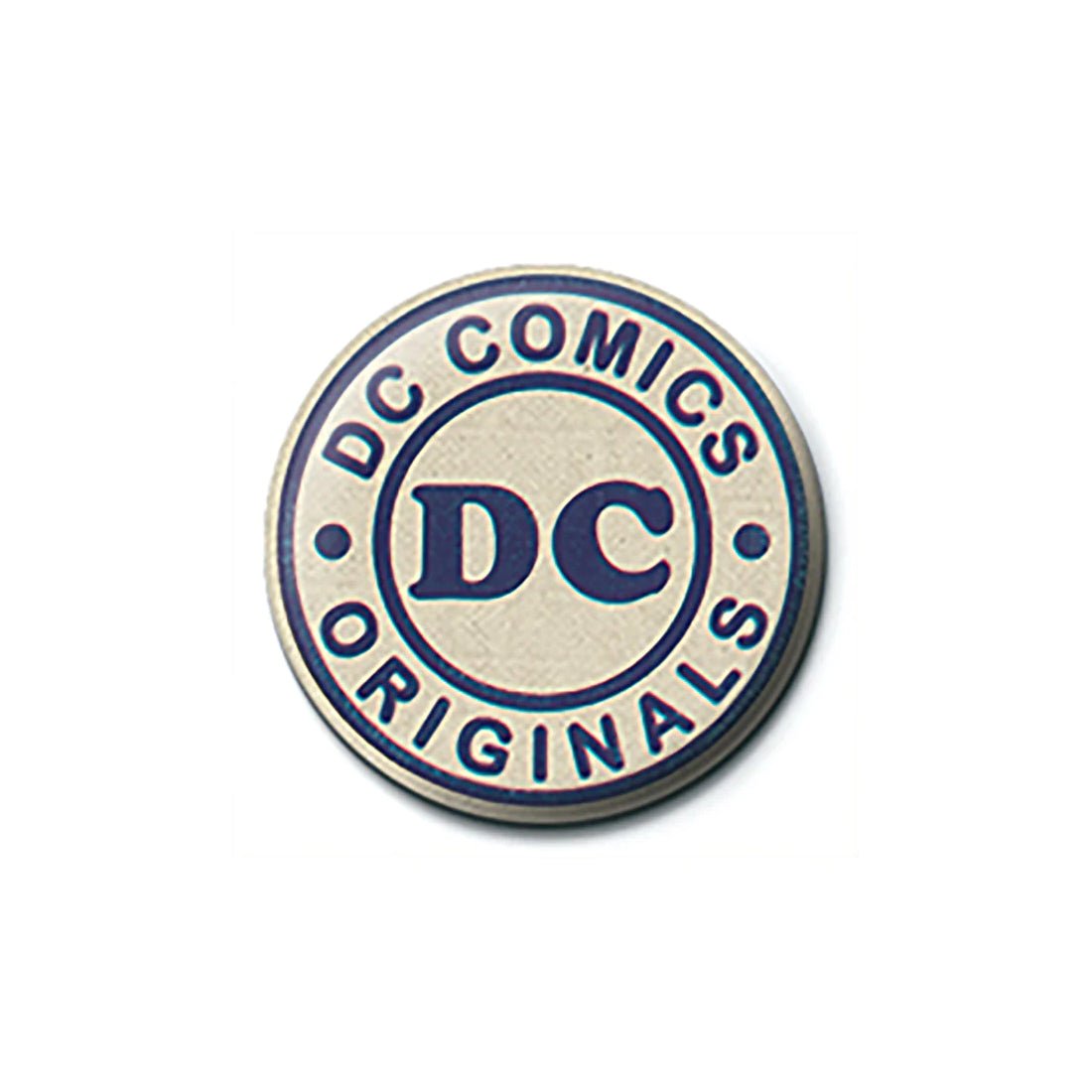 DC Comics Originals Logo Button Badge - أكسسوار - Store 974 | ستور ٩٧٤